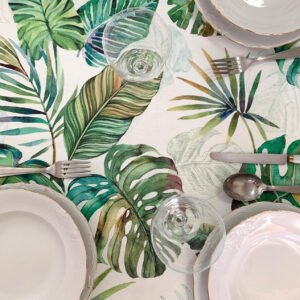 Mantel plantas verdes