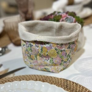 Cesta multiusos flores