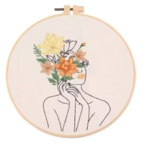 Kit Mujer flores naranjas