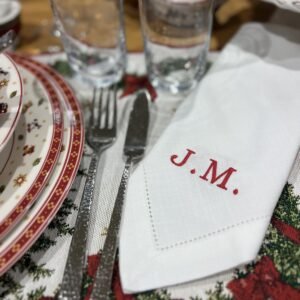 Servilleta personalizada iniciales