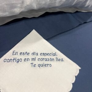 Pañuelo estampado azul