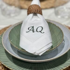 Servilleta personalizada verde