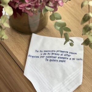 Pañuelo estampado azul