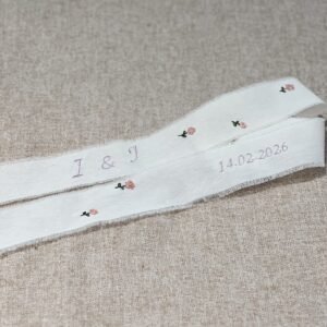 Lazo de novia verde de terciopelo